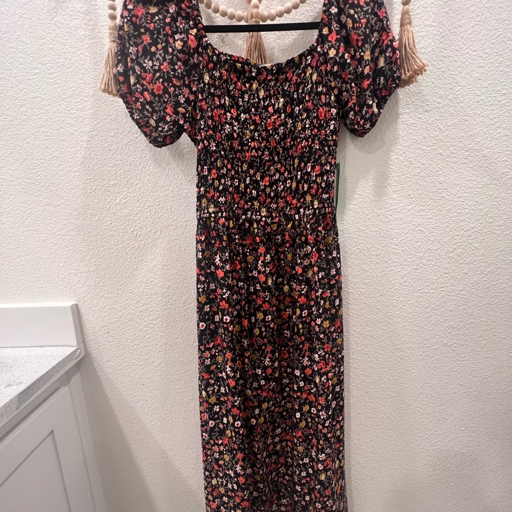 Floral dress - Smoked fit bust